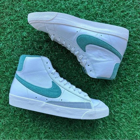 Nike Blazer Mid ‘77 Prm Summit White / Coastal Phantom - Picture 8 of 8